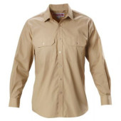 Foundations Poly Cotton Permanent Press Long Sleeve Shirt